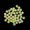Iridescent Acrylic Beads - Light Yellow