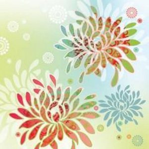 Mandala Pattern Flower Decoupage Napkin