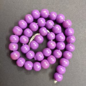 Round Glass Beads - Lavender