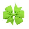 Grosgrain Bow Clip - Green