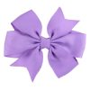 Grosgrain Bow Clip - Lavender
