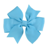 Grosgrain Bow Clip – Sky Blue