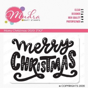 Mudra Clear Stamp - Merry Christmas