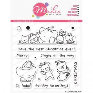 Mudra Clear Stamp - Christmas Critter