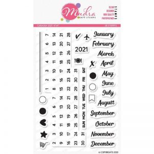 Mudra Clear Stamp - Calendar