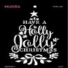 Mudra Stencil - Holly Jolly