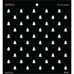 Mudra Stencil -Pine Tree Spaces