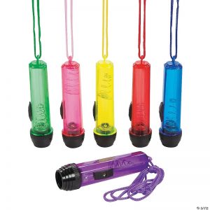 Transparent Flashlights On A Rope (Pen Torch)