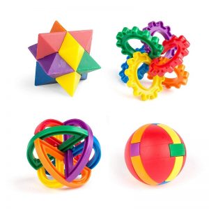 Set Of 4 Puzzle Balls