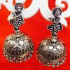 German Silver Krishna Jhumkas
