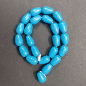Tear Drop Glass Beads - Blue