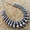 German Silver Mango Pattern Necklace
