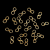 S Hook - Gold