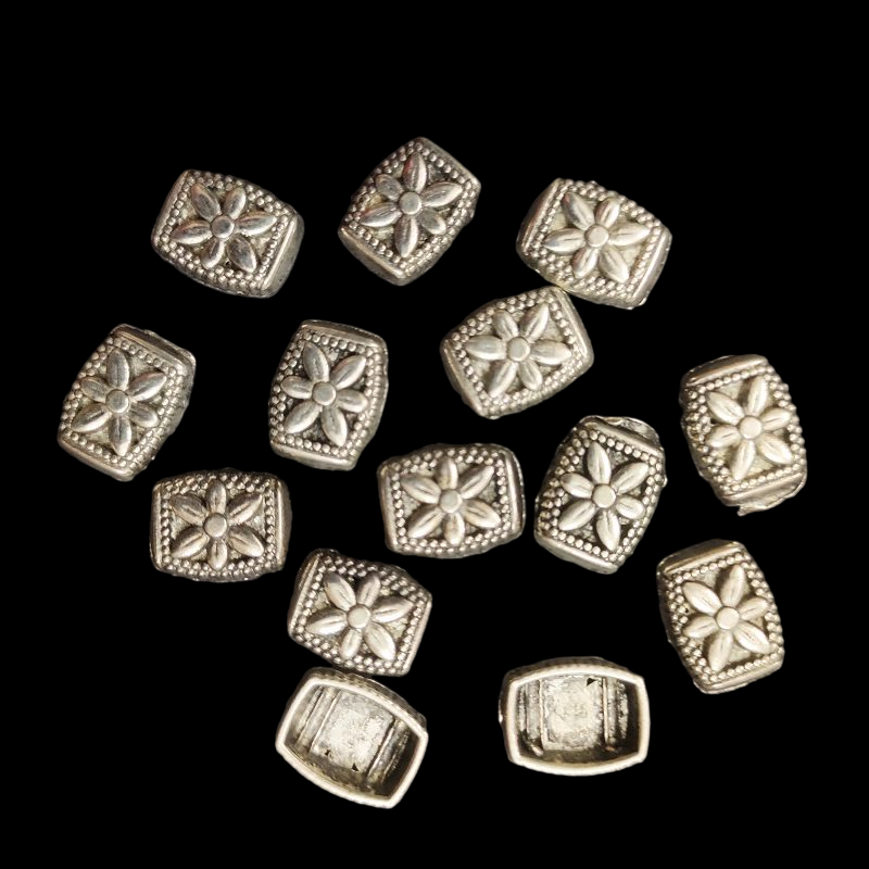 German Silver Two String Square Connector