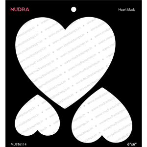 Mudra Stencil - Heart Mask