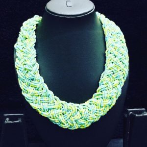 Bohemian Style Braided Beads Necklace