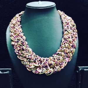 Bohemian Style Braided Beads Necklace