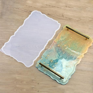 Silicon Mould - Rectangle Agate Tray 12 X 8.5 Inch