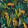 Leopards Mint Decoupage Napkin