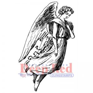 Deep Red Cling Stamp - Archangel