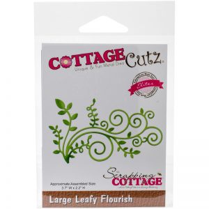 Cottage Cutz Elites Die - Large Leafy Flourish