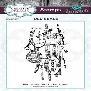 Creative Expressions Rubber Stamp - Old Seals