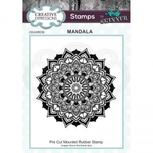Creative Expressions Rubber Stamp - Mandala