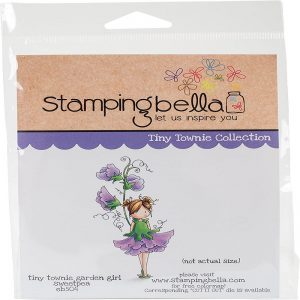 Stamping Bella Cling Stamps - Garden Girl Sweet Pea
