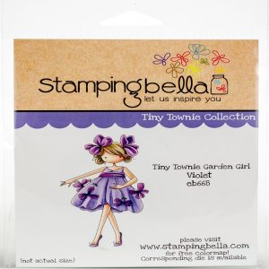 Stamping Bella Cling Stamps - Garden Girl Violet
