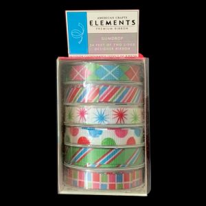 American Crafts Elements Premium Ribbon - Gumdrop