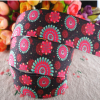 Grosgrain Ribbon - Flower Pattern