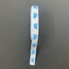 Grosgrain Ribbon Foot Print Pattern