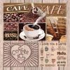 I love You Latte Decoupage Napkin
