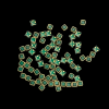 Square Kundan Stones – Dark Green