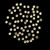 Round Kundan Stones – White