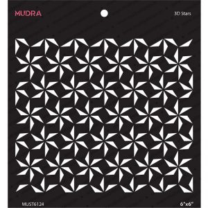 Mudra Stencil – Mandala #2 6×6 – Mudra Craft Stamps