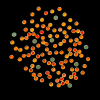 Round Kundan Stones – Orange