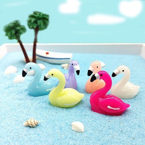 Miniature Colourful Swans