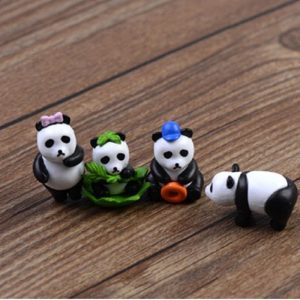 Miniature Cute Panda Set