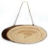 Natural Wooden Slice With Rope 9 x 23 cm