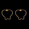 Gold Butterfly Pendant Blank Frame