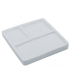 Miniature Ceramic Square Partition Plate
