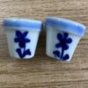 Miniature Ceramic Flower Design Pot
