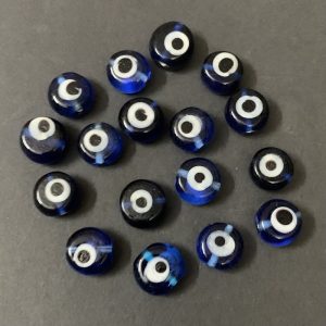 Evil Eye Glass Beads - Blue