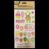 Self Adhesive Scrap Booking Sticker - Let's Eat