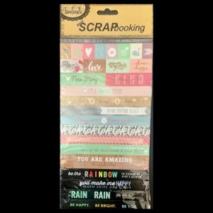 Self Adhesive Scrap Booking Sticker - Rainbow