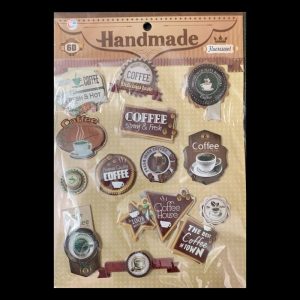 Handmade Stickers - Coffee