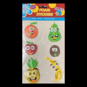 Foam Stickers - Fruits Theme