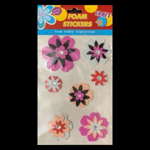 Foam Stickers - Petal Flower Style 2