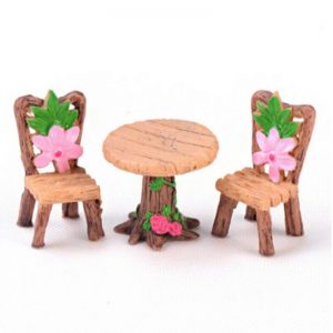 Miniature Garden Table And Chair